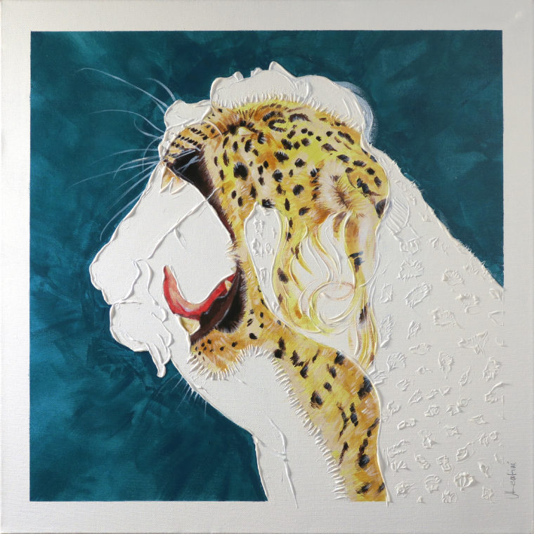 Woman_&_Leopard_50x50_Acrylic